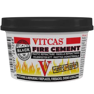 Čierny žiaruvzdorný tmel - VITCAS