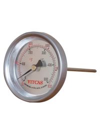 Teplomer so sondou do pece na pizzu 0–500 °C