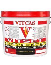 Vitset 45 – hotová žiaruvzdorná malta 1700 °C